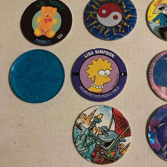 Rad vintage pog milk cap set - Picture 2 of 6